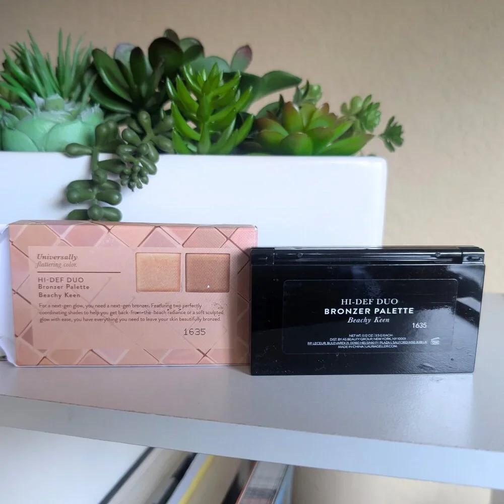 Laura Geller Hi-Def Duo Bronzer Palette – Beachy Keen (BNIB)